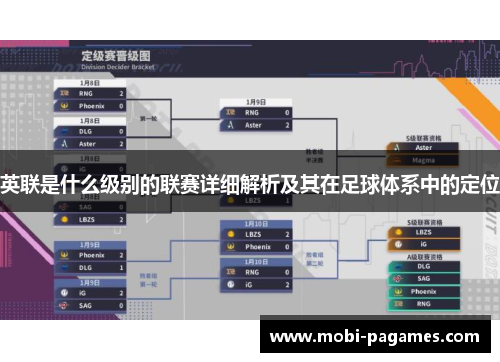 英联是什么级别的联赛详细解析及其在足球体系中的定位